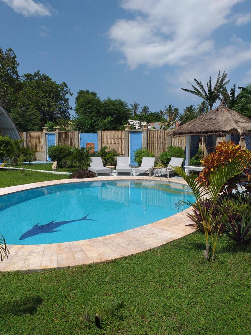 Casa Azzurra Bed & Breakfast Gili Air Ngoại thất bức ảnh